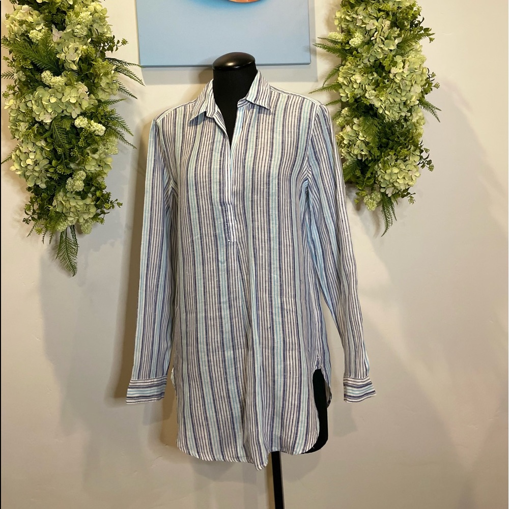 Gap long linen top